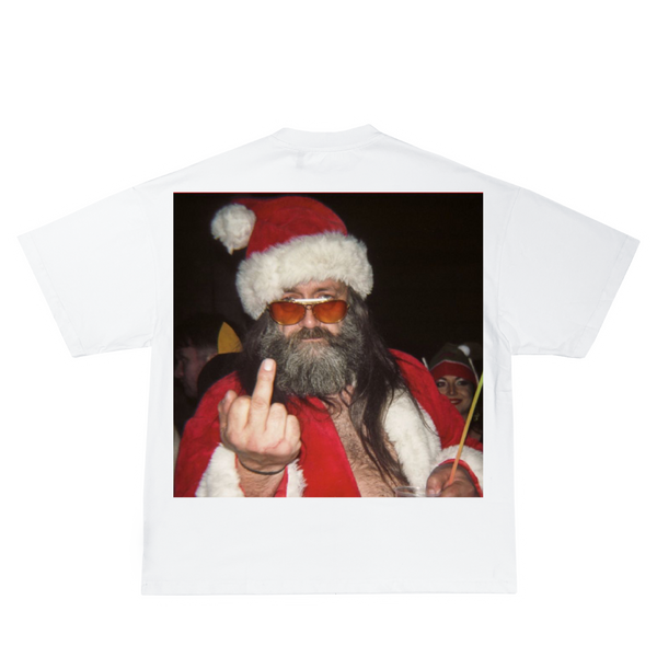 Santa Claus Middle Finger - Тениска