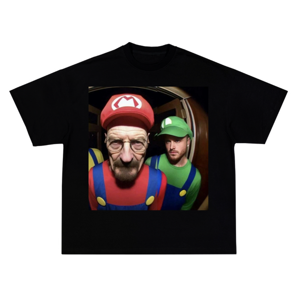 Super Mario X Breaking Bad - Oversized Тениска